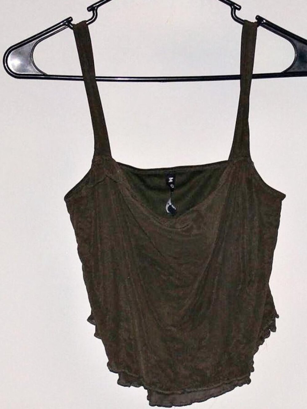 Motel Women's Khaki and Green Vest